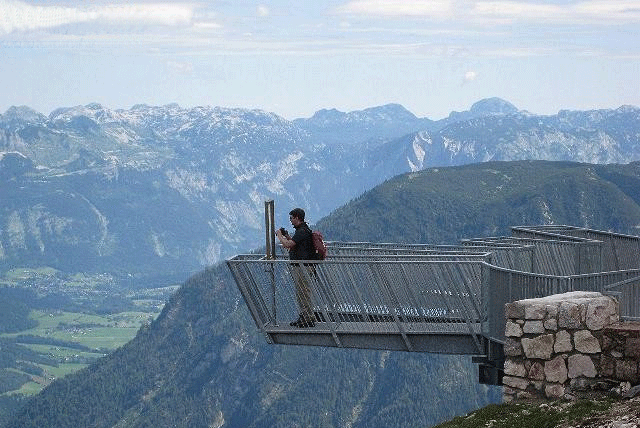 Dachstein山上的五指平台