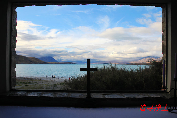 新西兰风景如画的蒂卡波湖