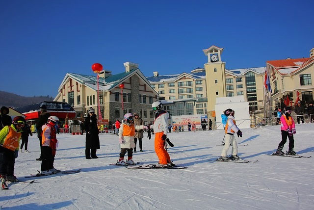 横道河子滑雪场图片图片